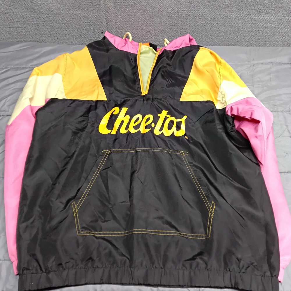 Cheetos Black and Pink Windbreaker